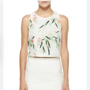 Elizabeth and James Terri Floral Crop Top